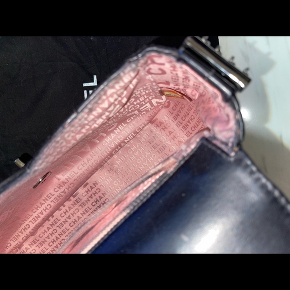 Chanel Lambskin Quilted Chain Bag - Picture 9 of 12